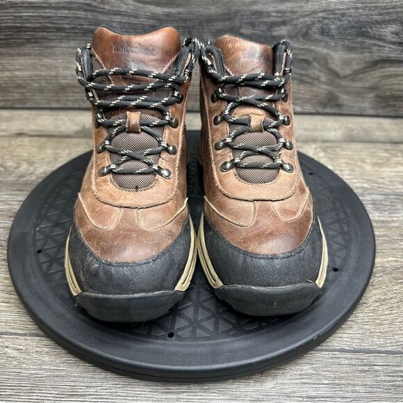 Timberland 22913M Brown Hiking Trail Ankle Boot Boy's Youth U.S. 4 - Picture 2 of 7